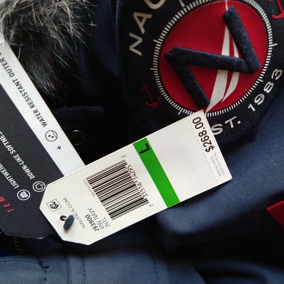 Nautica Men's Heavyweight Parka with Tempasphere Navy - Size Large - Picture 5 of 7